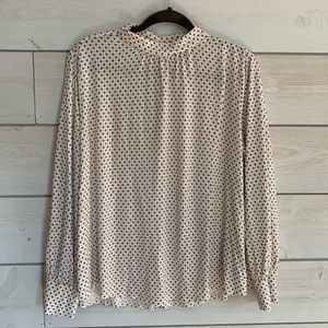 Geometric print LOFT blouse